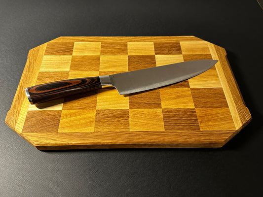 Oak, ash cutting board